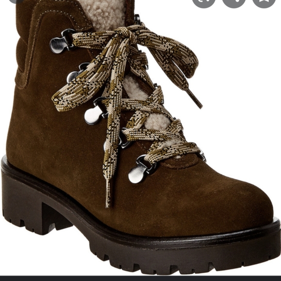 MOVING SALE!! Aquatalia juliet suede lined hiking boots - Picture 4 of 6